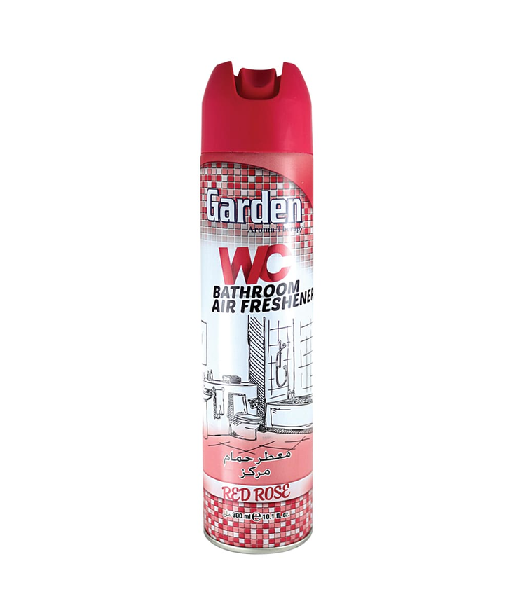 Garden WC Bathroom Air Freshenes Red Rose/ Ilmaraikastin 300ml - Ilmanraikastimet - 5796 - 1