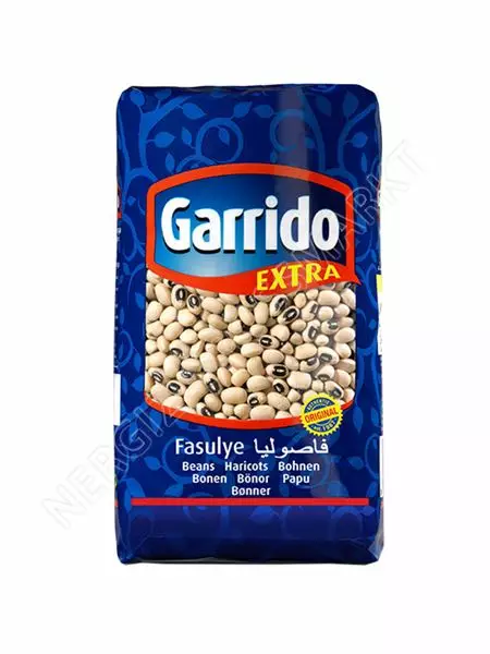 Garrido Extra Fasulye Mustasilmäpapu 1kg - Kuivatut pavut - 13826 - 1
