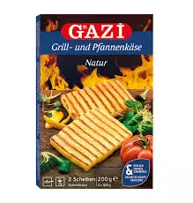Gazi Gril & Pfannenkäse Natur / Grilli - Pannujuusto Tavallinen (Sininen) 200g - Halloum-juustot - 2586 - 1
