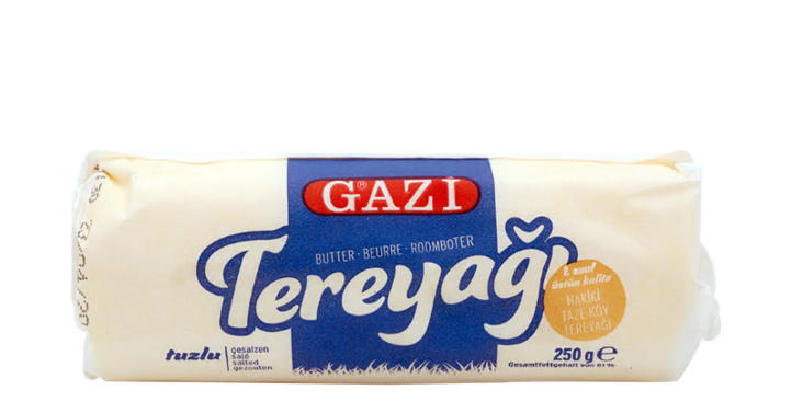 Gazi Tuzlu Tereyag/Suolattu Voi 250g - Voit ja levitteet - 2596 - 1
