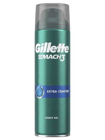 Gillette Mach 3 Extra Comfort Shaving Gel/ Partavaahto 200ml - Kosmetiikka - 21156 - 1
