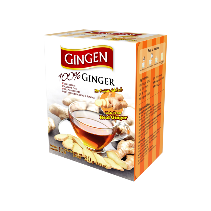 Gingen Ginger Tea/ Inkivääri tee 50g - Terveys teet - 20696 - 1