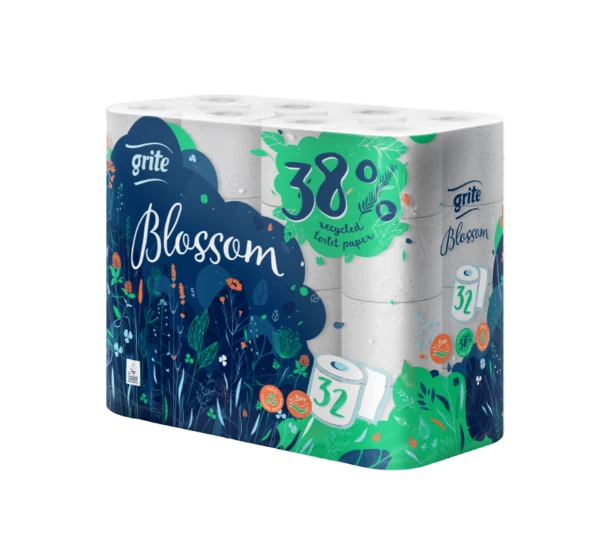 Grite Blossom Wc-Paperi 32rulla - Talouspaperit ja WC-paperit - 18686 - 1