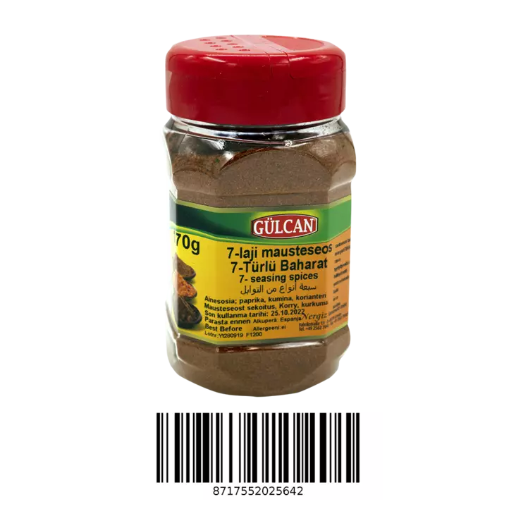 Halime Baharat 7 Turlu / 7 Eri Mausteseos 170g - Erikoismausteet - 2656 - 1
