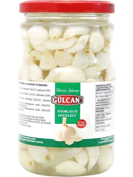 Gulcan Garlic/ Pikkeli Valkosipuli 720g CAM - Vihannessäilykkeet - 18946 - 1