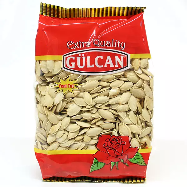Gulcan Paahdettu ja Suolattu Nevsehir Keltainen Kurpitsansiemenet 400g - Siemenet - 2846 - 1