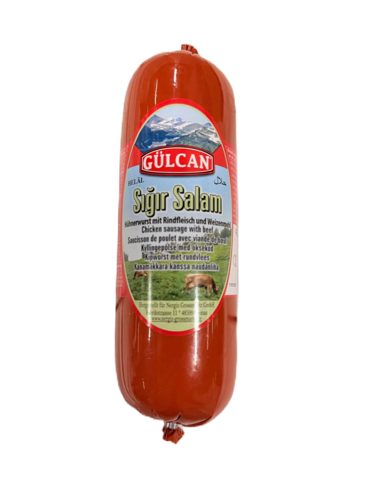 Gulcan Salam Sigir Sade / Kanasalami naudanlihalla 400g - Kana leikkeleet ja makkarat - 18796 - 1