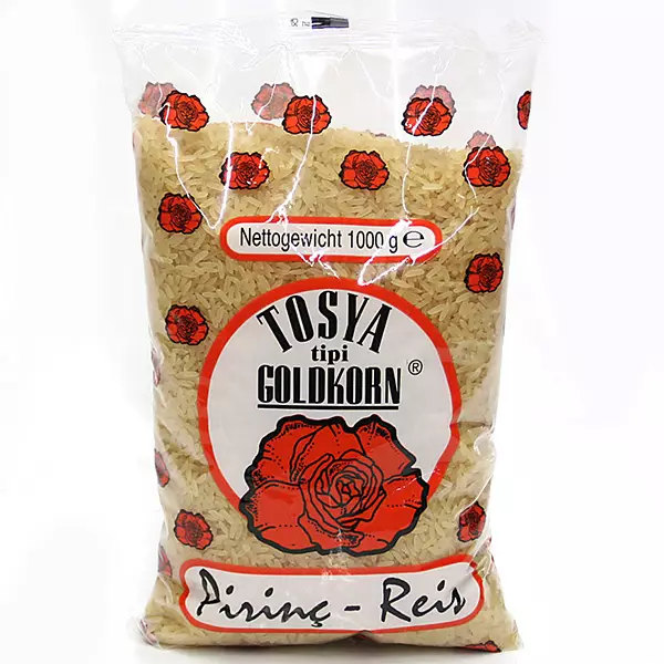 Gullu Tosya Tipi Goldkorn Parboiled Pirinc Riisi 1kg - Tummat ja täysjyväriisit - 2956 - 1