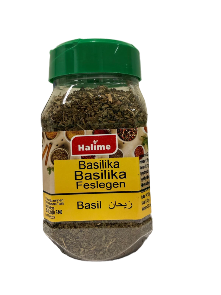 Halime Baharat Basil/ Basilika 60g - Yleismausteet - 2676 - 1