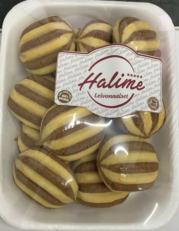Halime Keksi Zebram 250g - Täytekeksit ja vohvelit - 6586 - 1