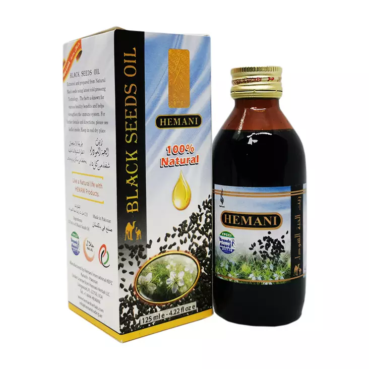 Hemani Blackseed Oil / Musta kuminaöljy 125ml - Erikoisöljyt - 3186 - 1