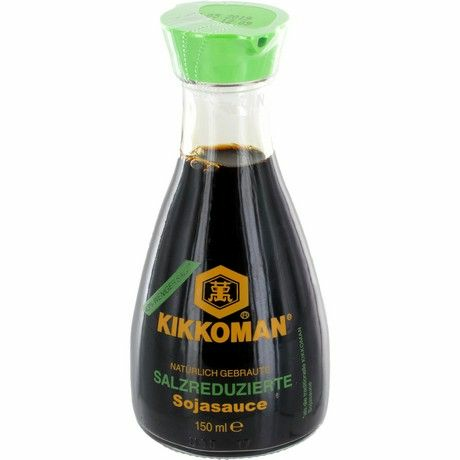 Kikkoman Sojasauce Less Salt / Soijakastike 150ml CAM - Soija-kastikkeet - 9636 - 1