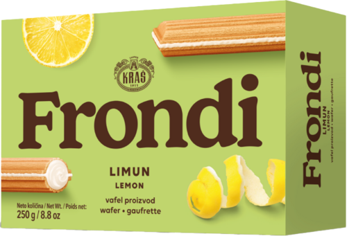 Kras Frondi Limon/ Sitruunavohveli 250g - Täytekeksit ja vohvelit - 20426 - 1
