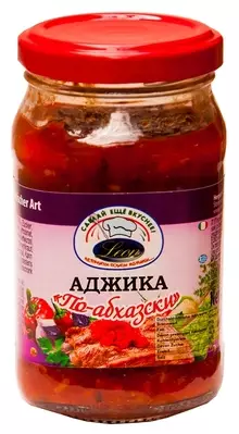 Leon Adjika nach abchasischer/ Abhas tyylinen Adzika 212g - Vihannessäilykkeet - 9746 - 1