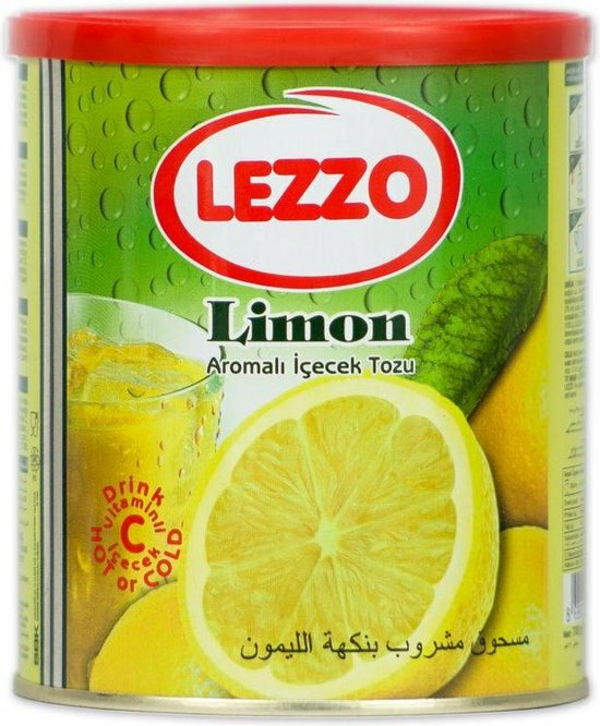Lezzo Lemon Flavoured Instant Drink Juomajauhe 700g TNK - Juomajauheet - 3576 - 1