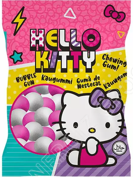 Lolliboni Hello Kitty Bubble Gum 80g - Irtomakeiset - 10186 - 1