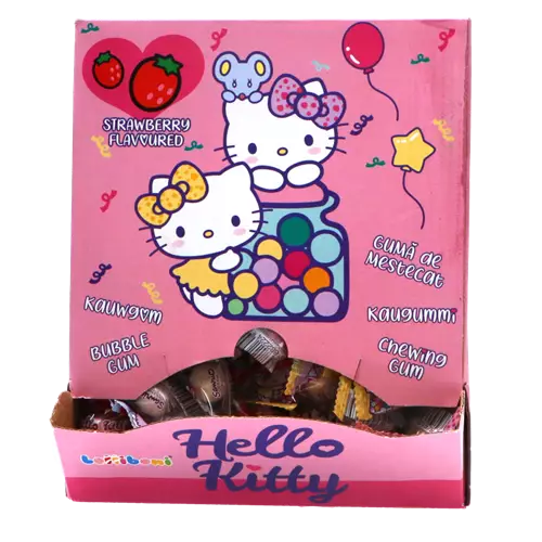 Lolliboni Hello Kitty Strawberry Gum 5g - Irtomakeiset - 10346 - 1