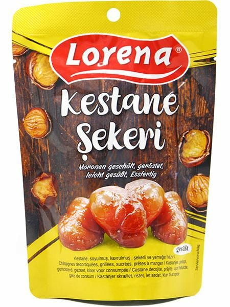 Lorena Kestane Sekeri/ Paahdettu Kastanja 125g - Kuivatut hedelmät - 17126 - 1