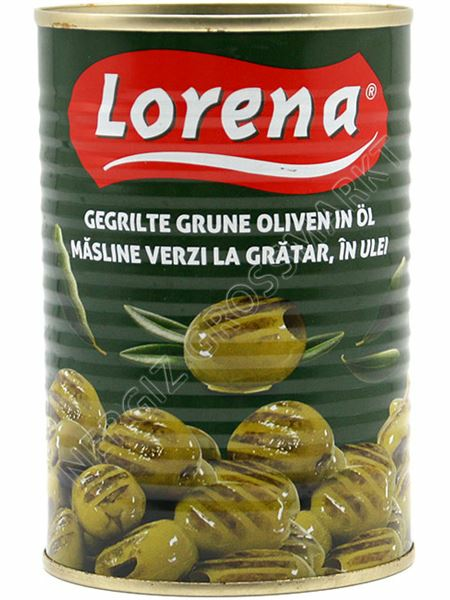 Lorena Zeytin Grill Olive / Vihreät grillatut oliivit 300g TNK - Oliivisäilykkeet - 18926 - 1