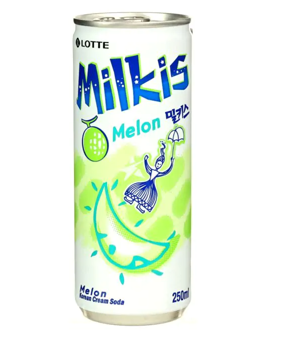 Lotte Milkis Melon Carbonated Drink 250ml TNK - Limonadit ja virvoitusjuomat - 11526 - 1