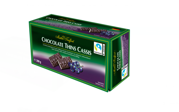 Maitre Truffout Mustaherukka Suklaa 200g - Suklaat - 17526 - 1