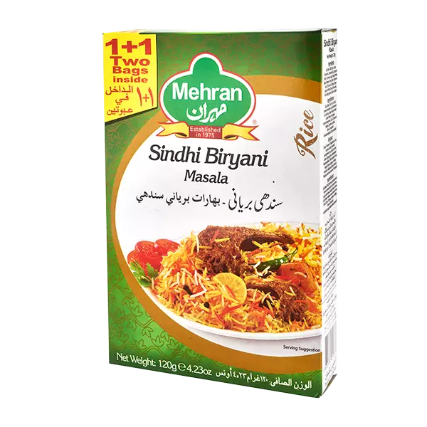 Mehran Sindhi Biryani Masala Mausteseos 120g - Maustesekoitukset - 8996 - 1