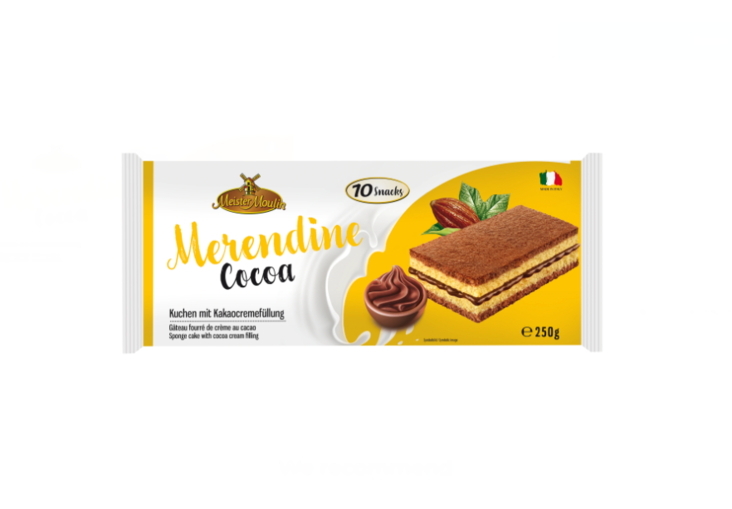 Meister Moulin Sponge cake with cocoa cream filling Keksi 250g - Täytekeksit ja vohvelit - 17556 - 1
