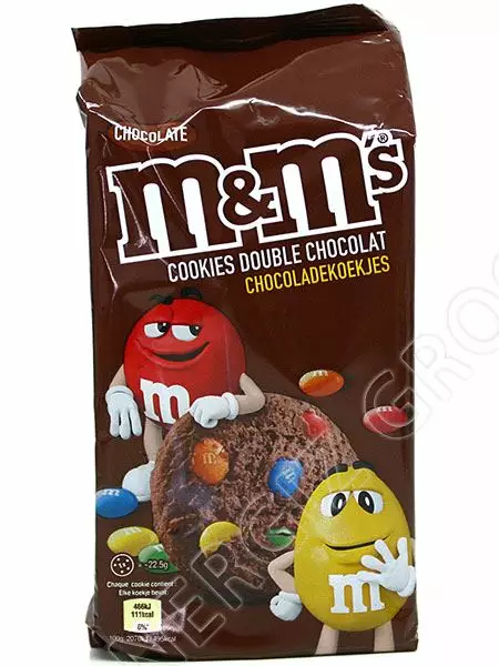 M&M Double Chocolate Keksi 180g - Suklaat - 11396 - 1