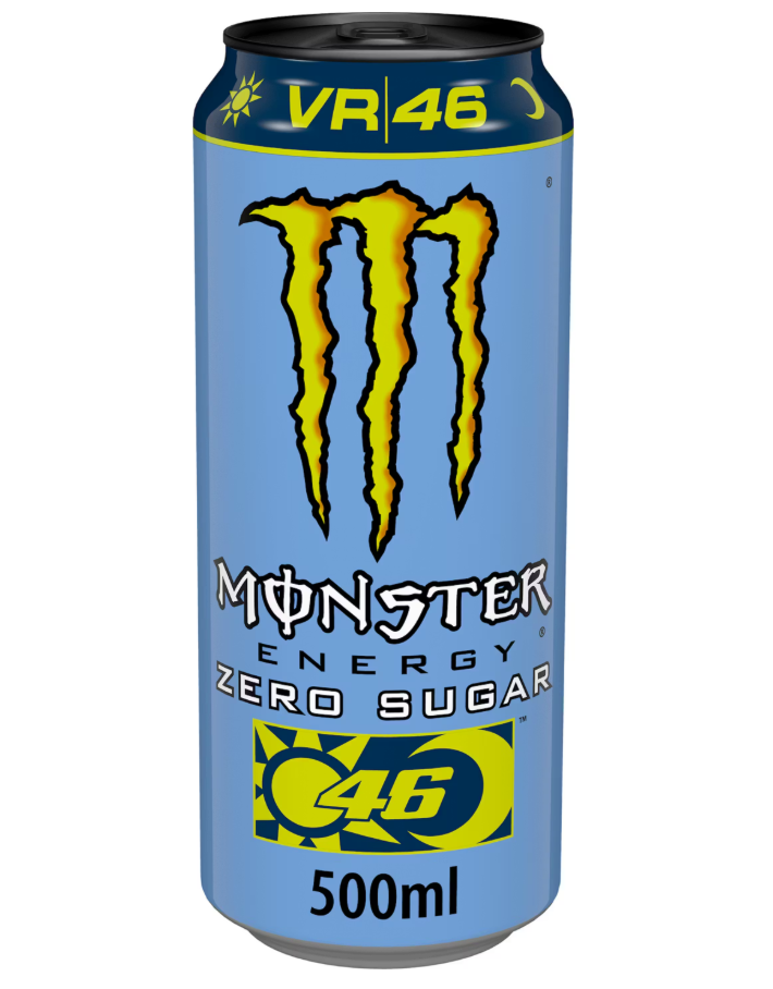Monster Energy VR46 Rossi Zero Sugar energiajuoma 500ml TNK - Energiajuomat - 19716 - 1
