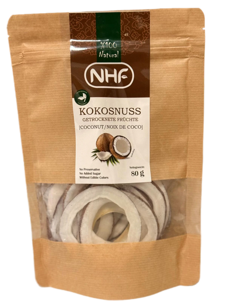 NHF Dried Coconut/ Kuivattu Kookos 80g - Kuivatut hedelmät - 18556 - 1