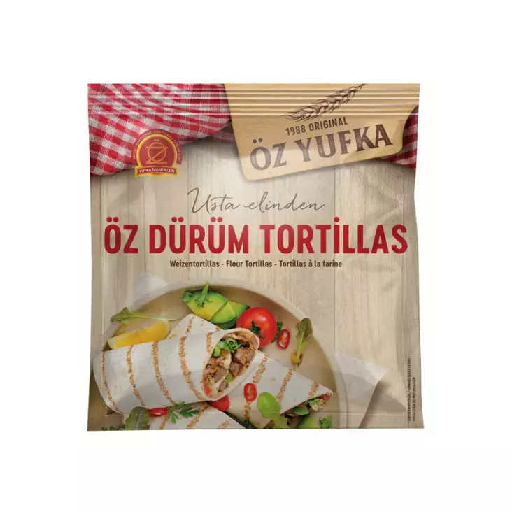 Öz Yufka Öz Durum Tortillas Tortilla 30cm 1200g - Tortilla-leivät - 12716 - 1