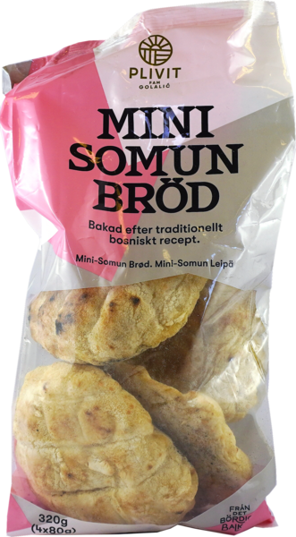 Plivit Mini Somun Leipä (4x80g) 320g - Suolaiset leivonnaiset - 20136 - 1