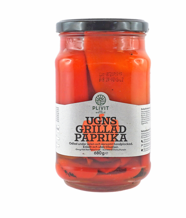 Plivit Red Paprika/ Punainen Paprikka 680g CAM - Tomaatti- ja paprikasäilykkeet - 16636 - 1