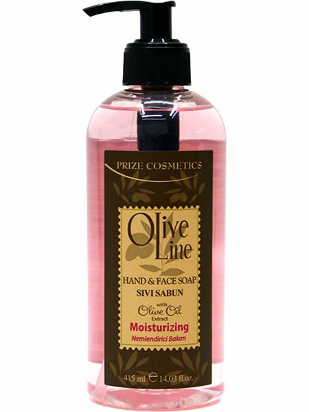 Prize Olive Line Hand & Face soap Moisturizing/ Nestesaippua 415ml - Saippuat ja suihkugeelit - 4376 - 1