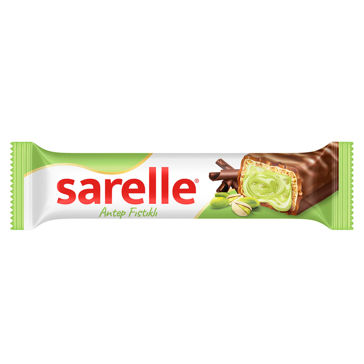 Sarelle Antep Fistikli Gofret/ Pistaasipähkinävohvelii Patukka 33g - Patukat - 20046 - 1
