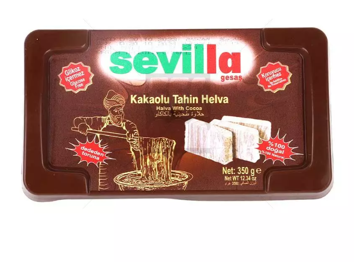Sevilla Gesas Tahini Halva with Cocoa/ Kaakao Helva 700g - Turkish Delight & Halvat - 16376 - 1
