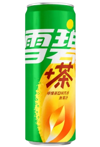 Sprite Lemon Tea Flavour China virvoitusjuoma 330ML TNK - Limonadit ja virvoitusjuomat - 21296 - 1