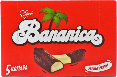 Stark Bananica / Suklaa banaani 125g - Patukat - 7846 - 1