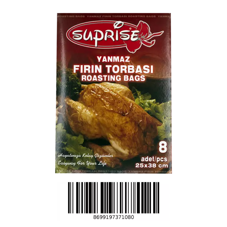 Suprise Yanmaz Firin Torbasi Poset / Uunipussi 48x8AD - Pussit, kelmut ja foliot - 7796 - 1