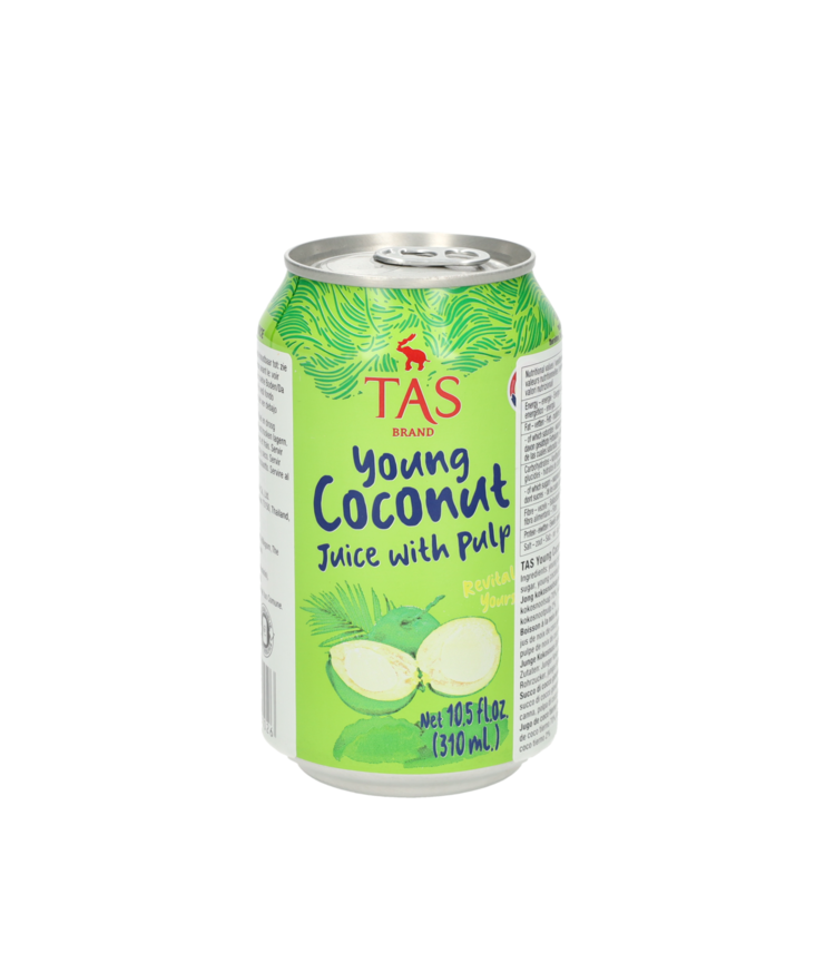 TAS Young Coconut Juice With Pulp Juoma 310ml TNK - Limonadit ja virvoitusjuomat - 13886 - 1