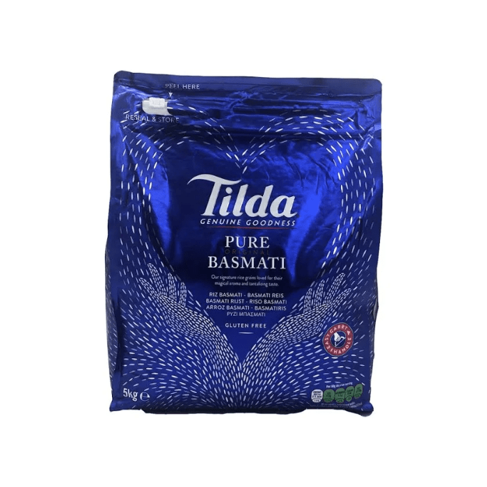 Tilda Pure Basmati Rice / Basmatiriisi 5kg - Basmatiriisit - 10886 - 1
