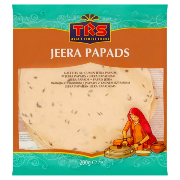 TRS Papad Jeera 200g - Naan-leivät - 17796 - 1