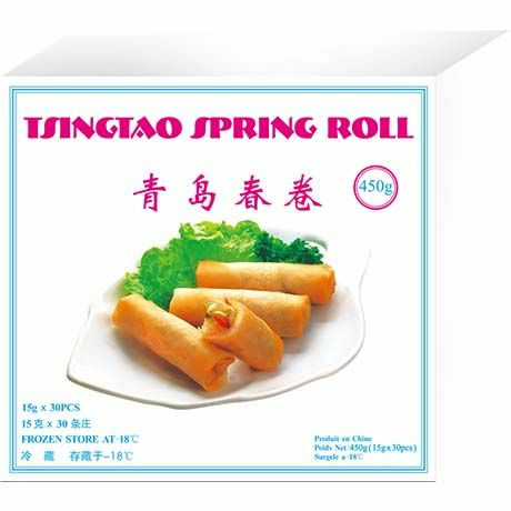 Tsingtao Springroll Veggie Mini/ Mini Kasviskääryle 450g - Suolaiset leivonnaiset - 16756 - 1