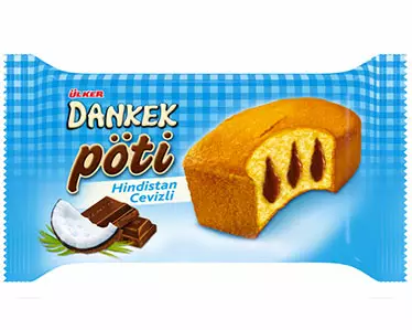 Ulker Dankek Pöti Hindistan Cevizi / Kookos minikakku 35g - Täytekeksit ja vohvelit - 4916 - 1