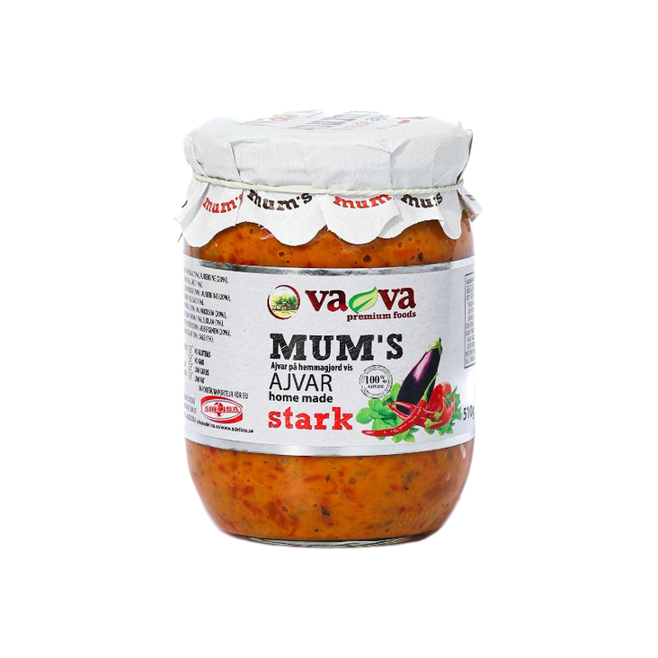Vava Mum's Ajvar Aci/ Tulinen 510g - Tomaatti- ja paprikasäilykkeet - 17576 - 1
