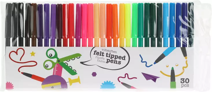 Viltstiften Tussi 30kpl - Tarvikkeet - 13066 - 1