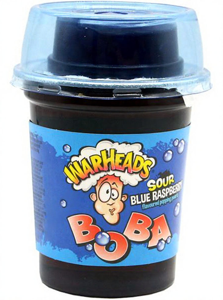 Warheads Boba Sour Blue Raspberry/ Juoma 400ml - Limonadit ja virvoitusjuomat - 18996 - 1