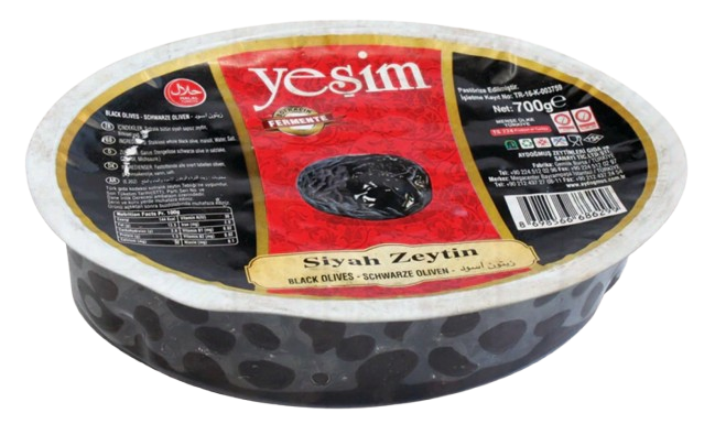 Yesim Siyah Zeytin / Musta olliivi 700g XS VAKUM - Oliivisäilykkeet - 5276 - 1