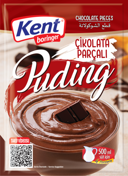 KB Chocolate Pieces Puding/ Suklaapala Vanukasjauhe 100g - Vanukkaat ja jälkiruoka-ainekset - 19107 - 1