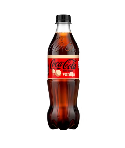 Coca Cola Zero Sugar Vanilja 500ml - Limonadit ja virvoitusjuomat - 20677 - 1